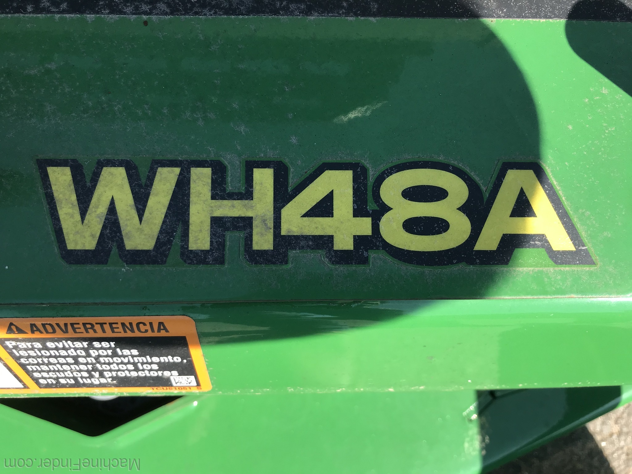 2018 John Deere WH48A Image 8