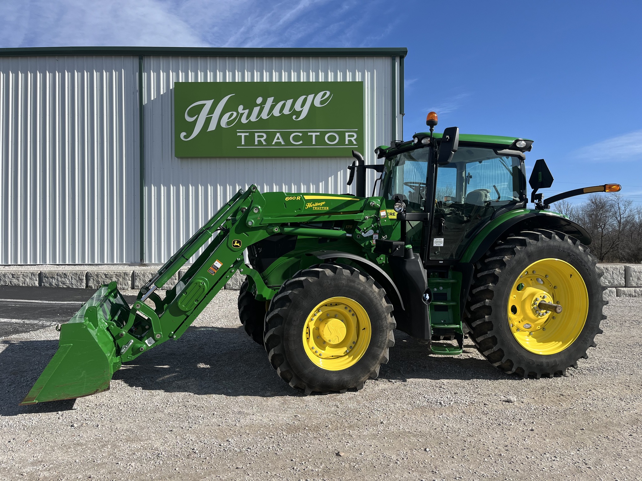  2022 John Deere 6R 175 at Heritage Tractor in Lockwood, MO