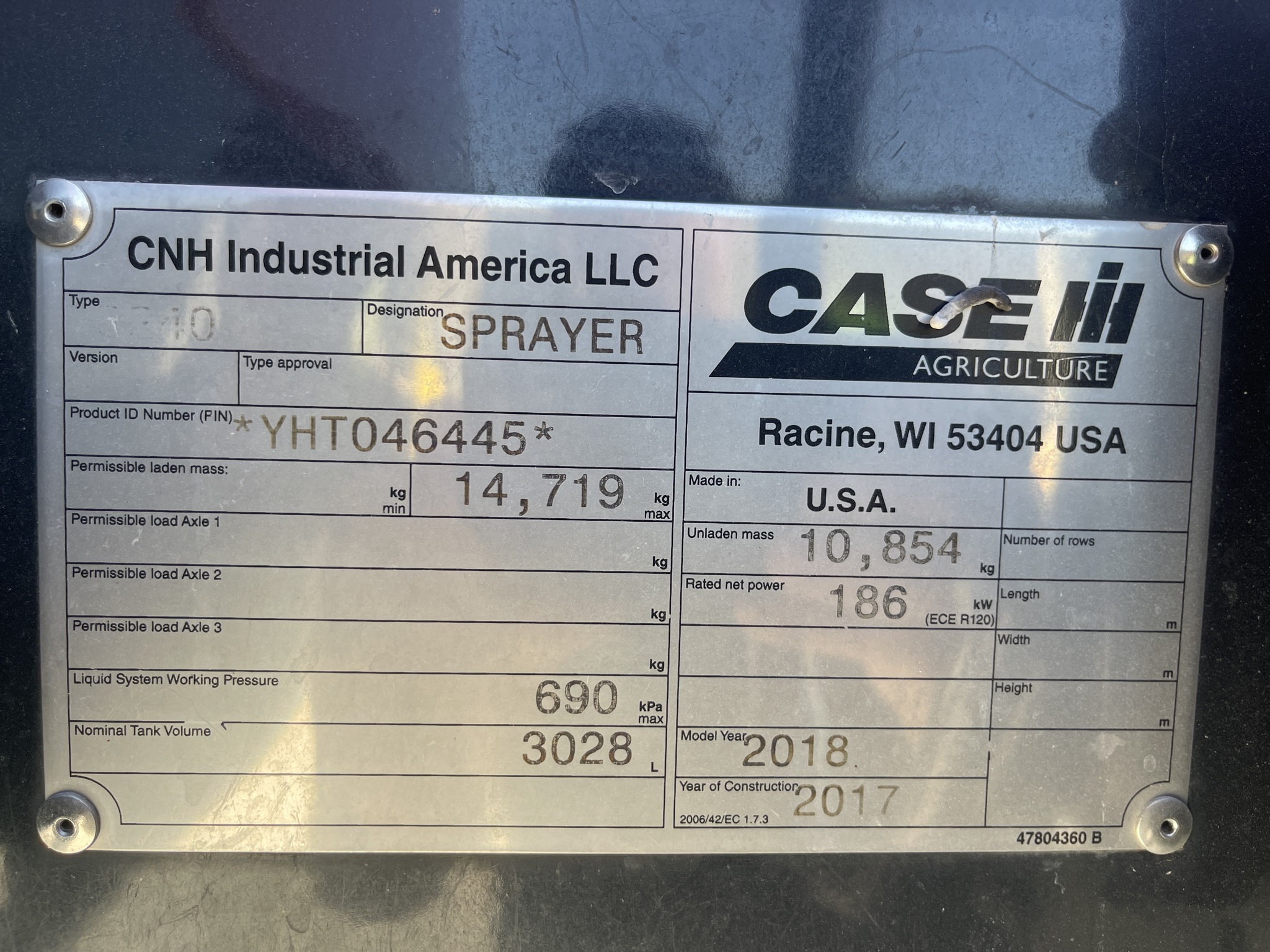  2018 Case IH Patriot 3240 at Heritage Tractor in Nevada, MO