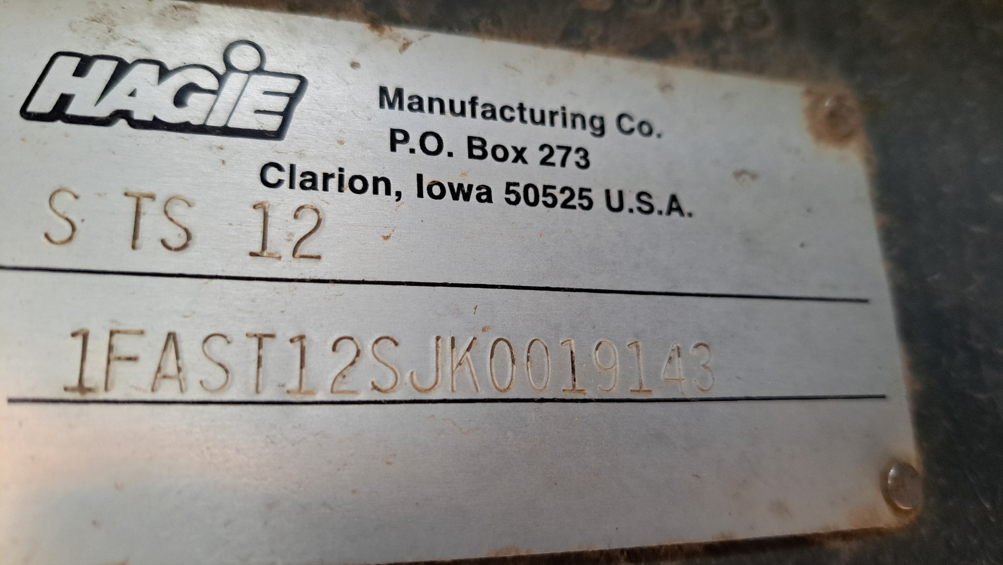  2019 Hagie STS12 at Heritage Tractor in Galesburg, IL