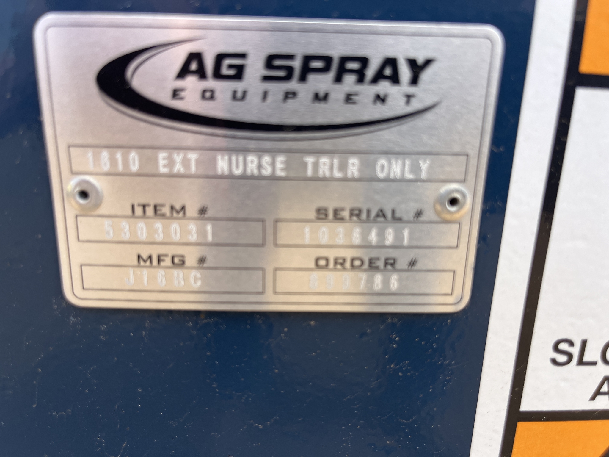 2024 Ag Spray 1610 NT Image 12