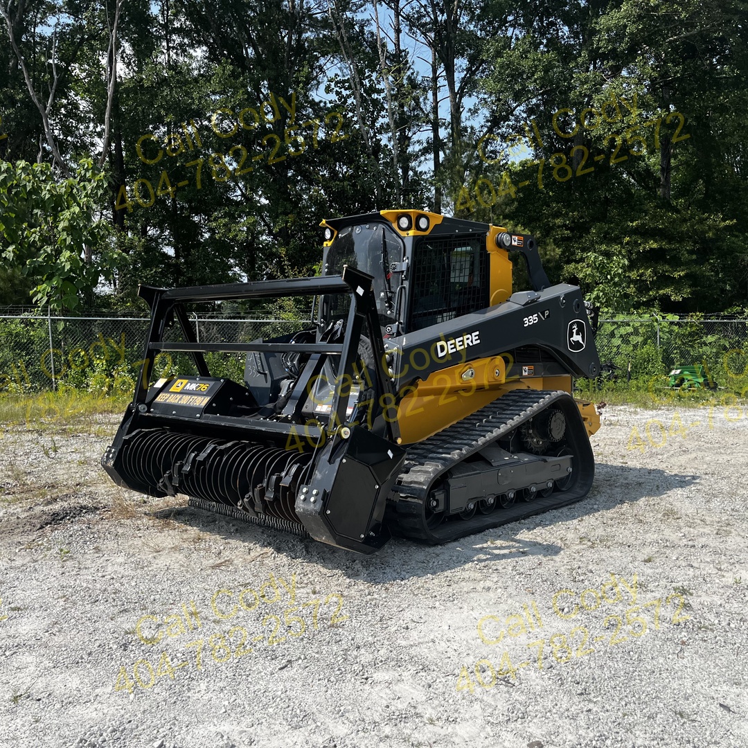 2025 John Deere 335P W MK76 MULCHER Image 1