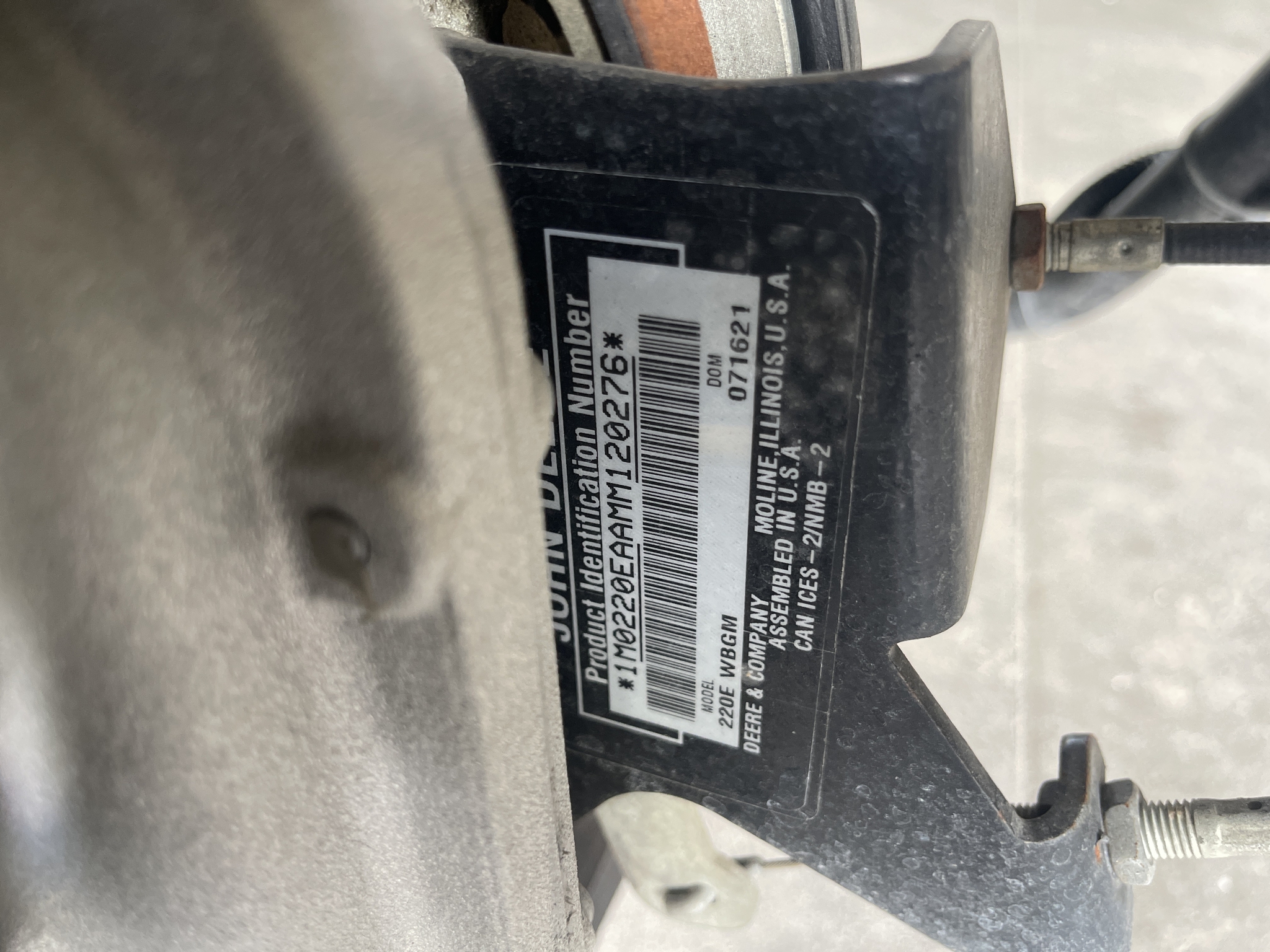 2021 John Deere 220E Image 13