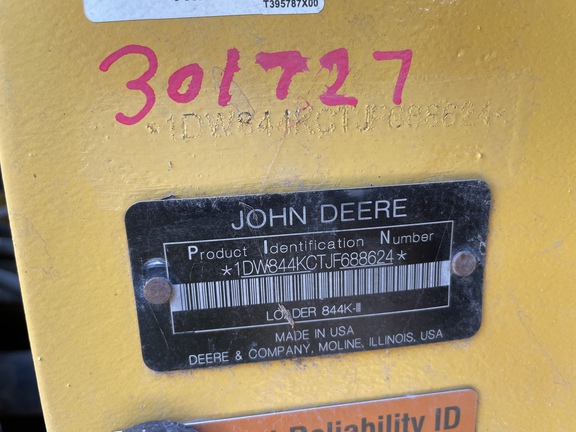 2018 John Deere 844K-III