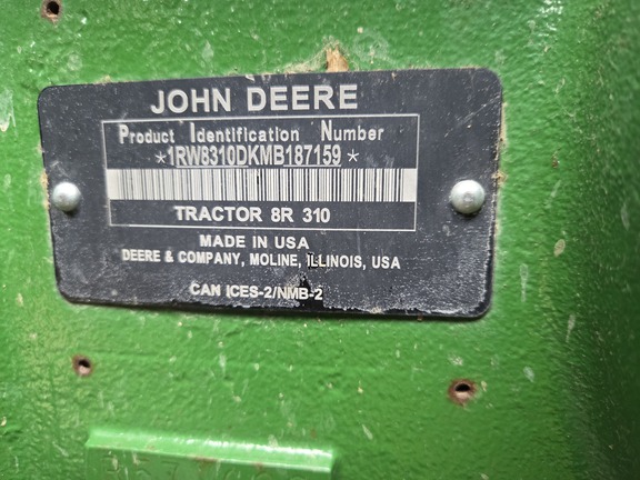 Photo of 2021 John Deere 8R 310
