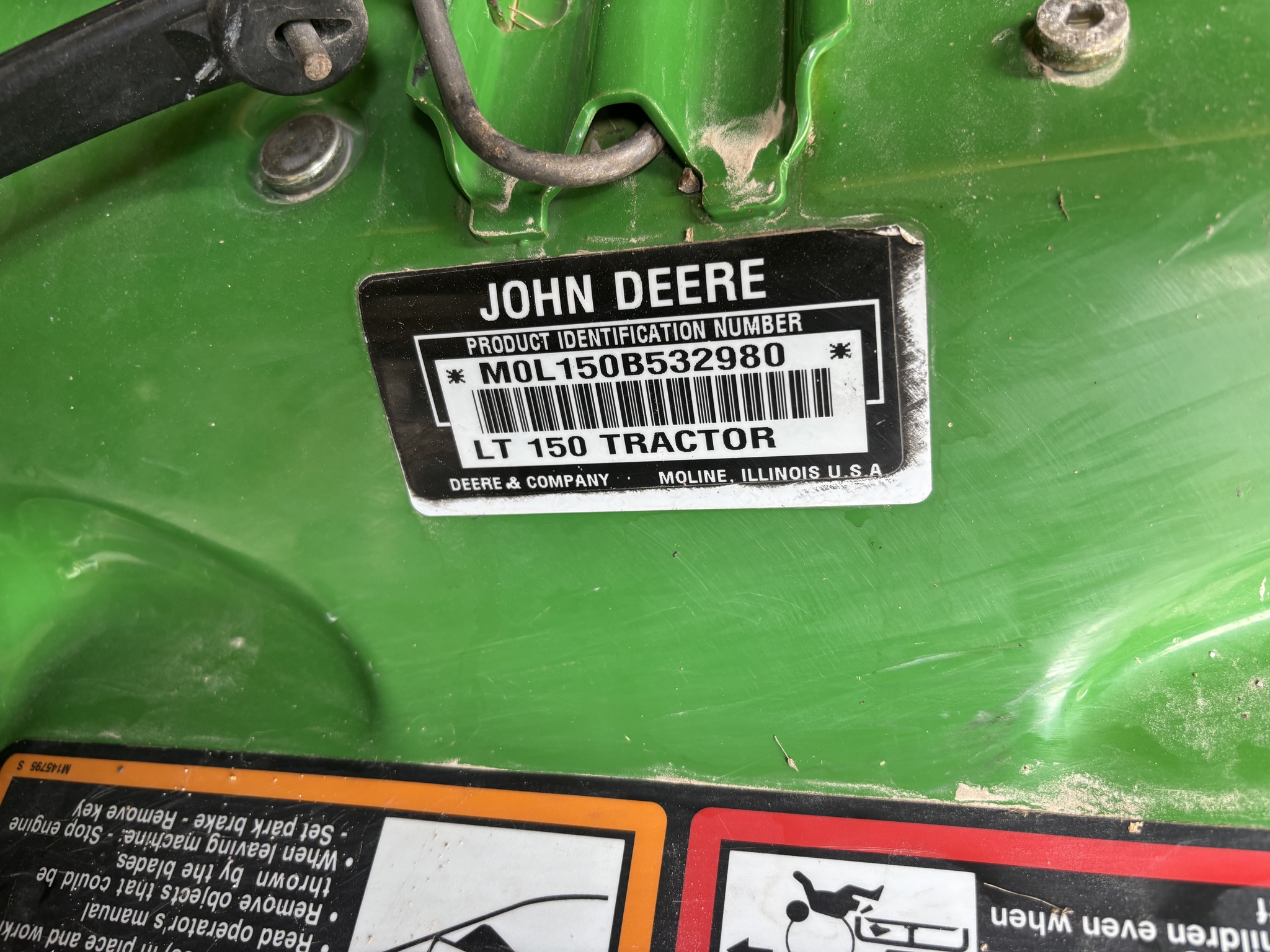 2005 John Deere LT150 Image 3