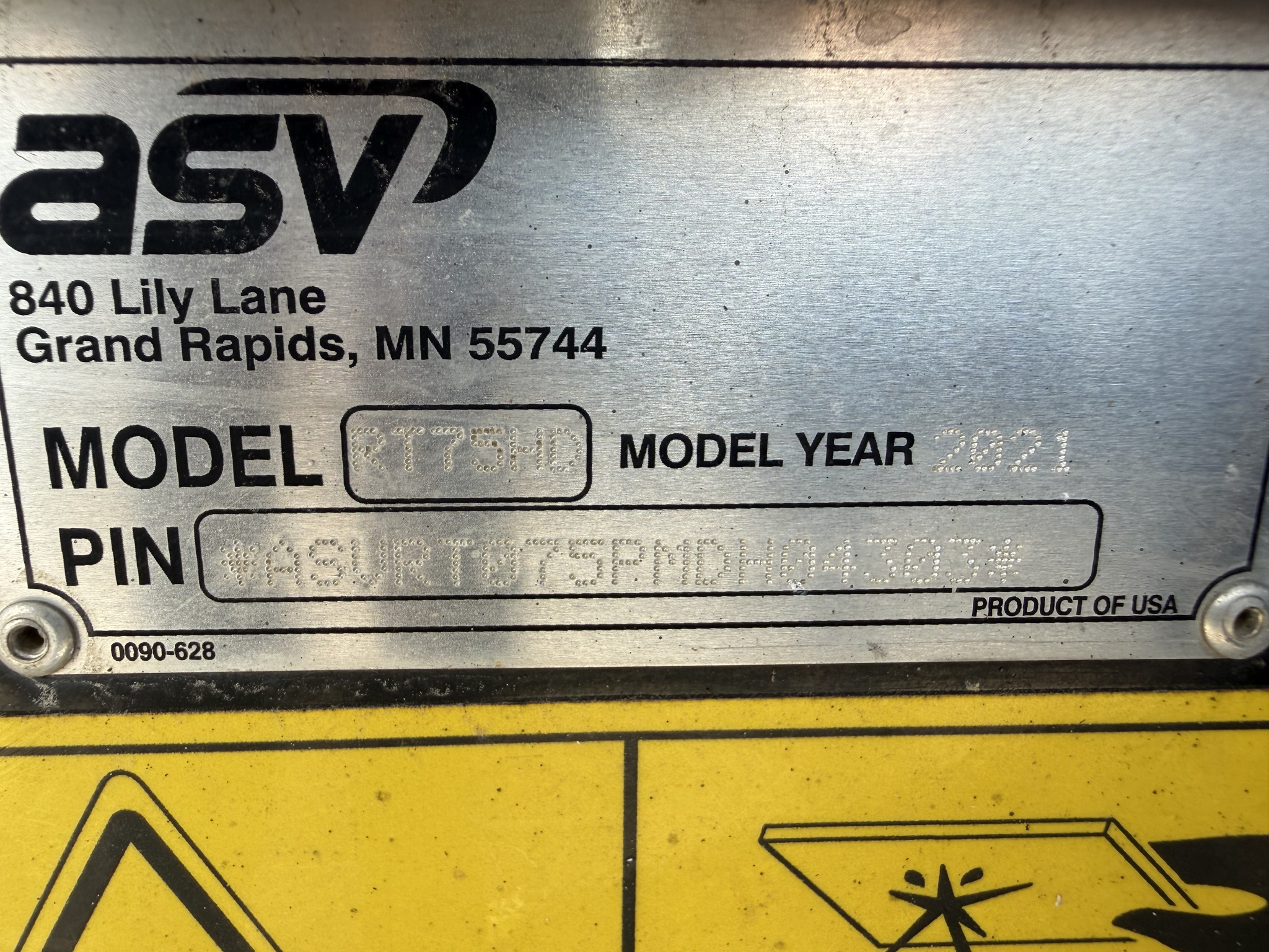  2021 ASV RT75HD at Heritage Tractor in Nevada, MO