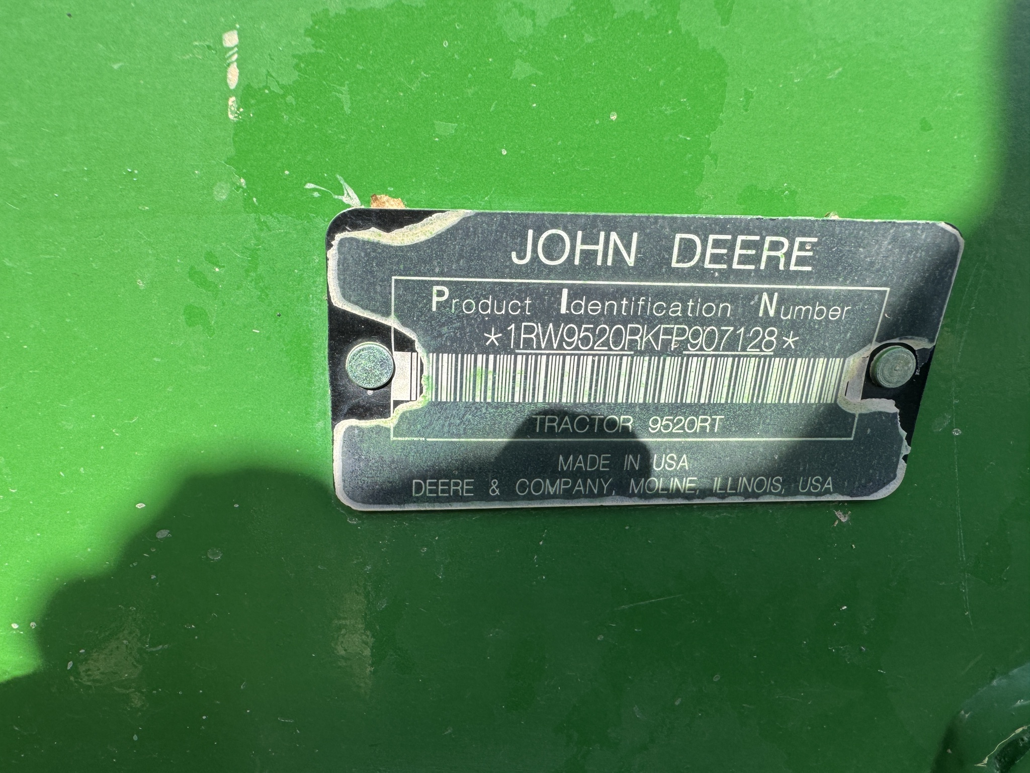 2015 John Deere 9520RT Image 3