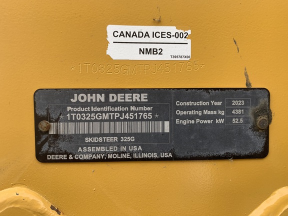 2023 John Deere 325G