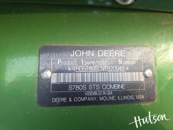 Photo of 2022 John Deere S780