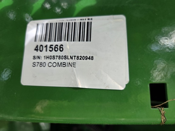 Photo of 2022 John Deere S780