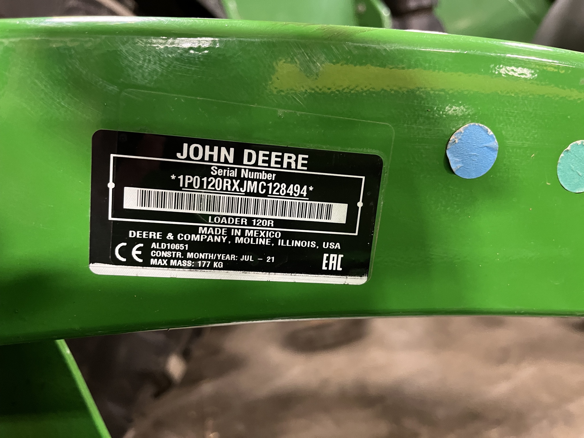 2021 John Deere 1025R Image 35
