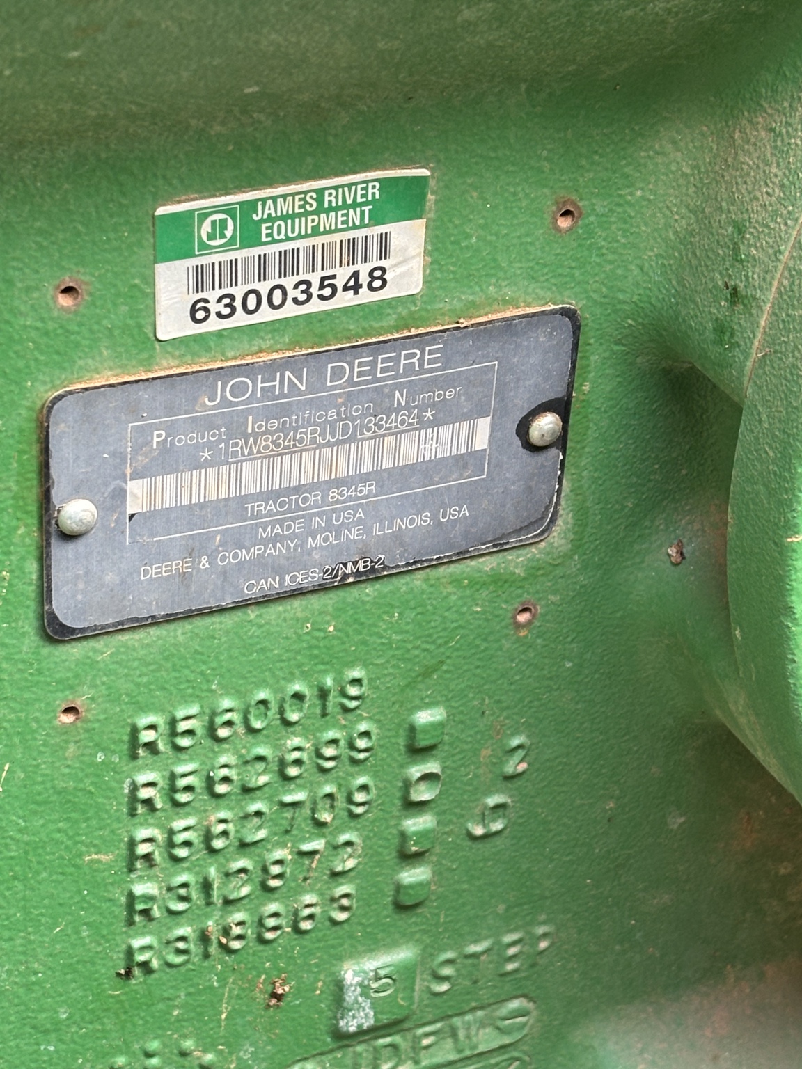 2018 John Deere 8345R Image 5