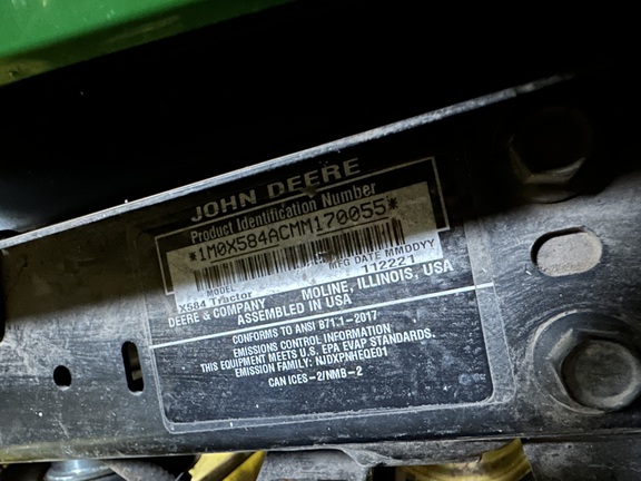 2022 John Deere X584 - Photo4