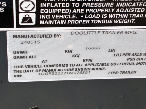 2026 Doolittle EZ16K