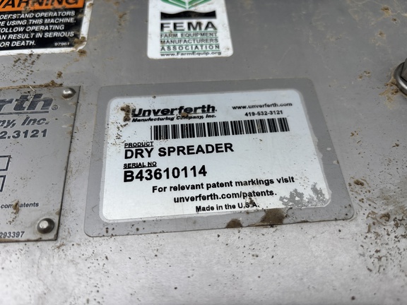 Used 2023 Unverferth ProForce 1850 Dry Spinner Spreaders at Koenig Equipment in Anna, OH - Photo8