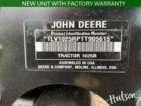 Photo of 2026 John Deere 1025R