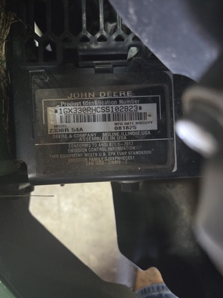 Photo of 2025 John Deere Z330R