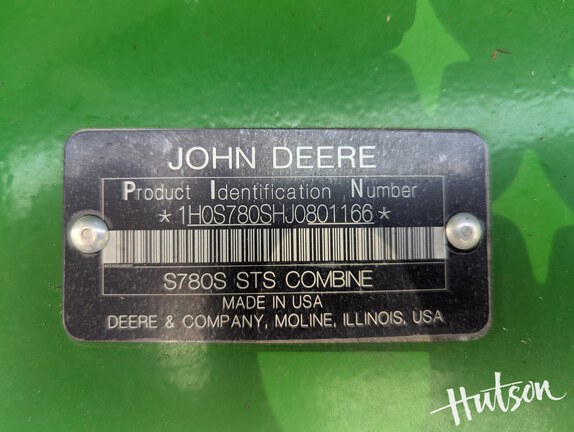 Photo of 2018 John Deere S780