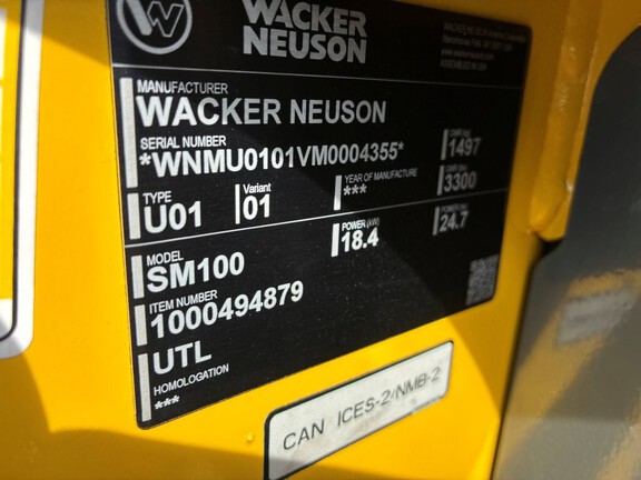 2026 Wacker Neuson SM100