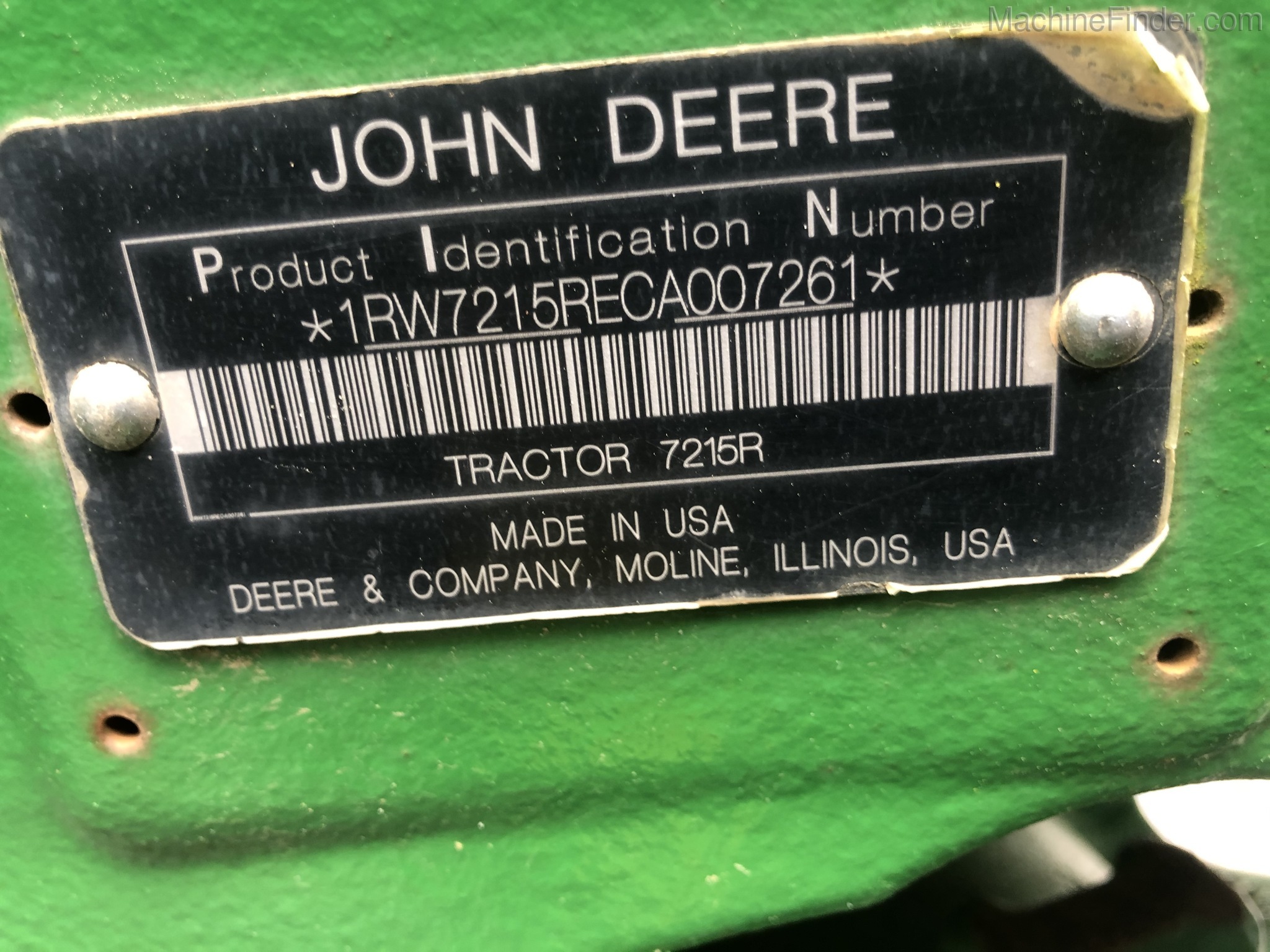 2012 John Deere 7215R Image 7