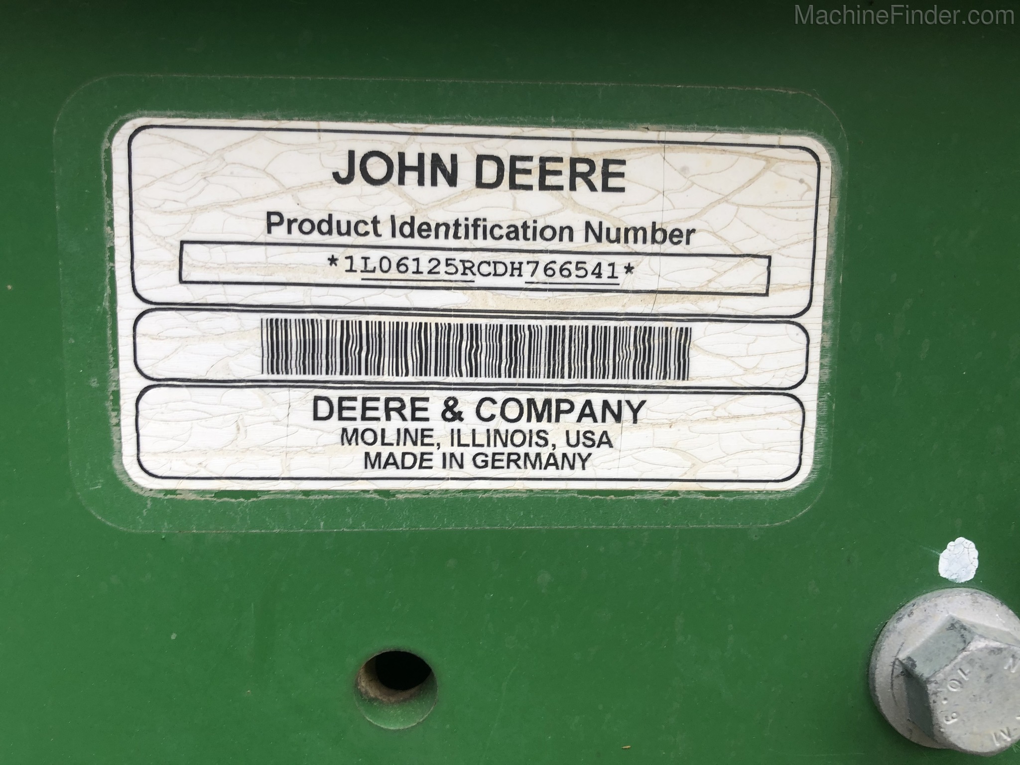 2014 John Deere 6125R Image 7