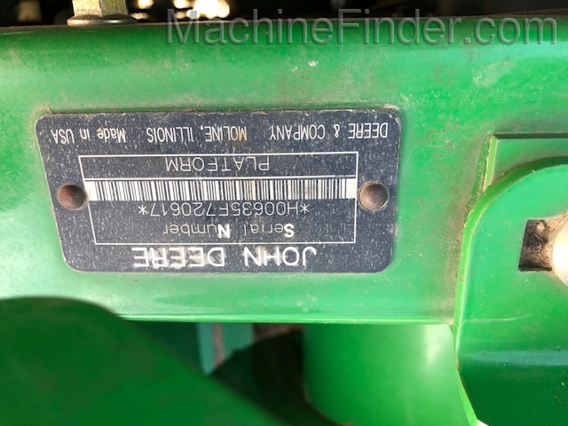 2007 John Deere 635F Image 6