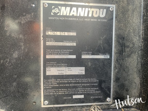 Photo of 2019 Manitou MLT961-145 V+L