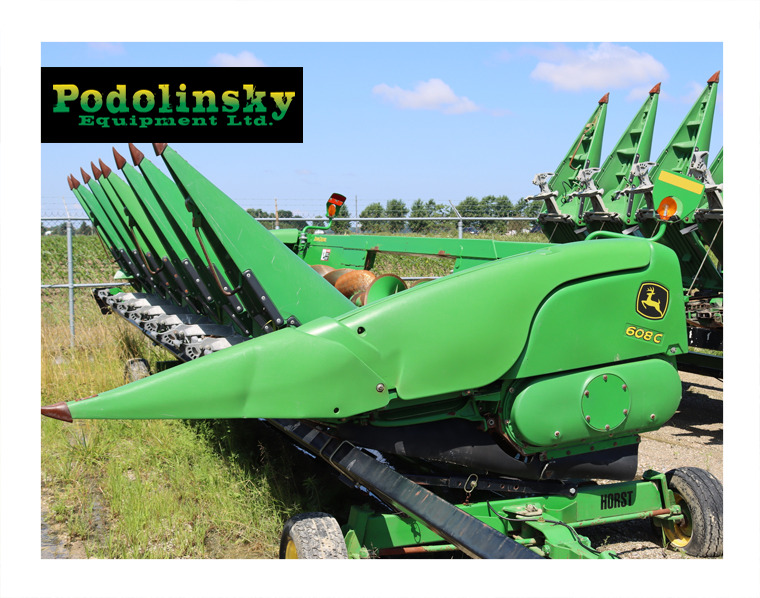 2009 John Deere 608C StalkMaster Corn and Row Crop headers