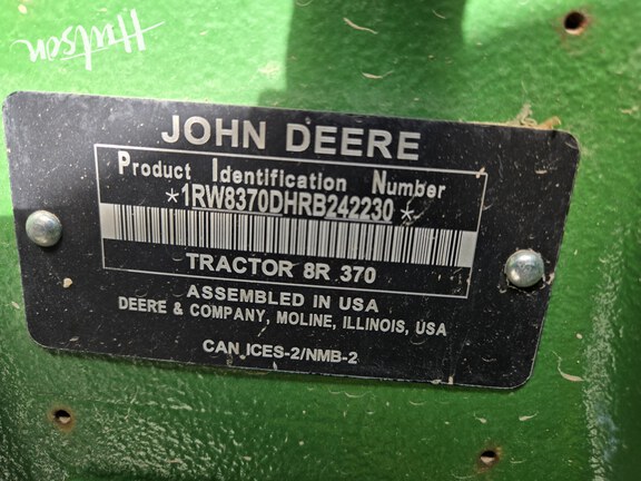 Photo of 2024 John Deere 8R 370