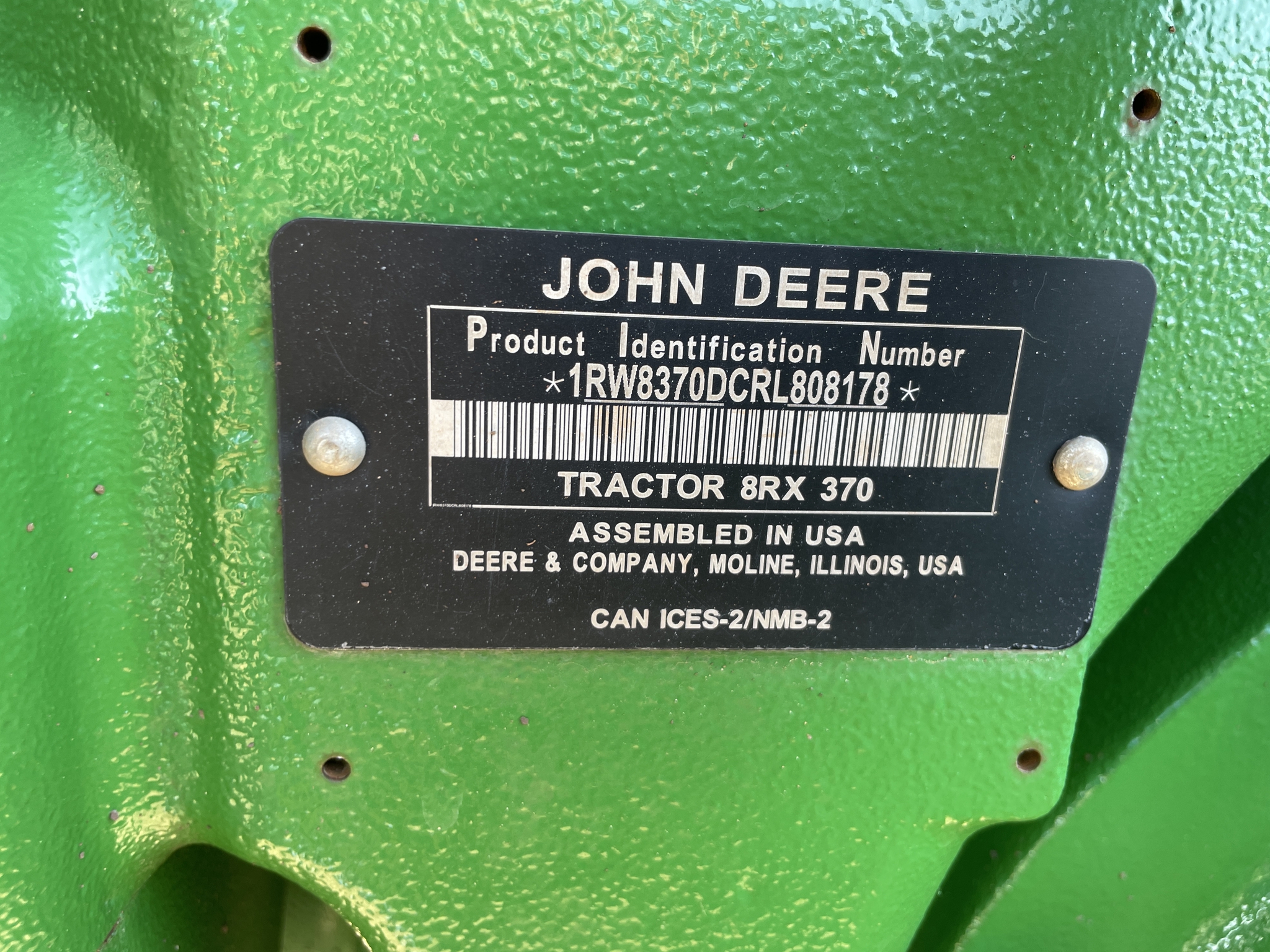 2024 John Deere 8RX 370 Image 23