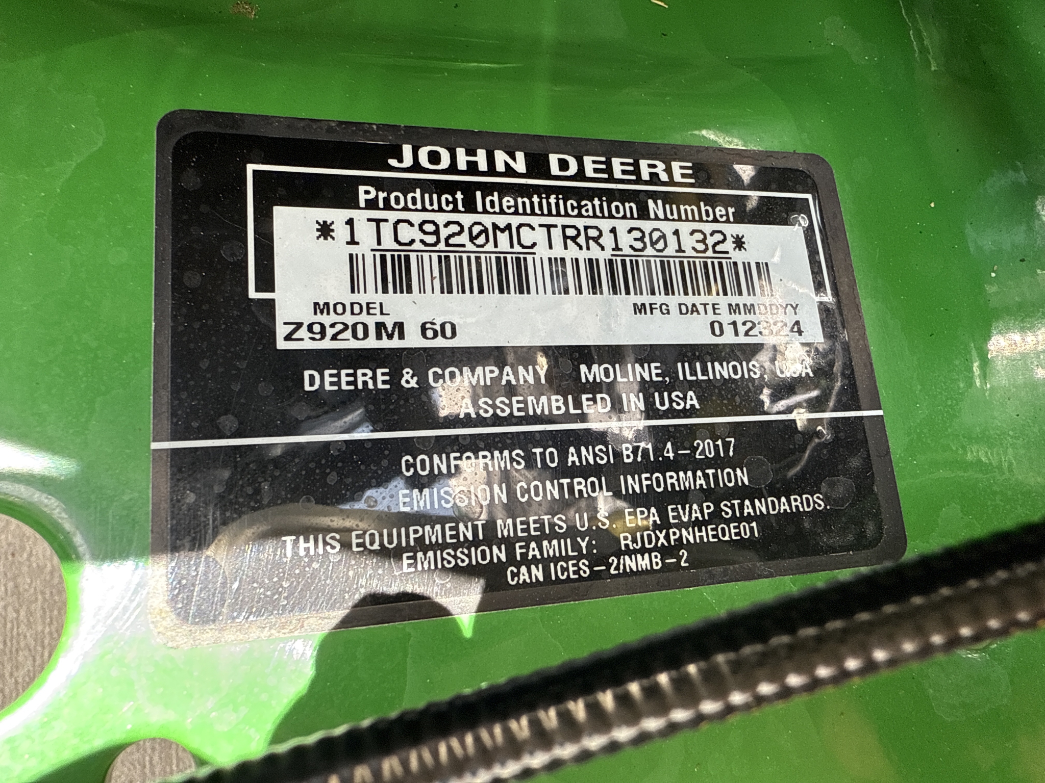 2024 John Deere Z920M Image 18