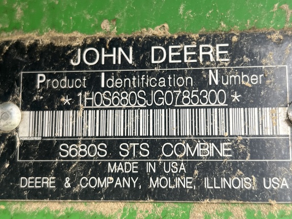 Photo of 2016 John Deere S680