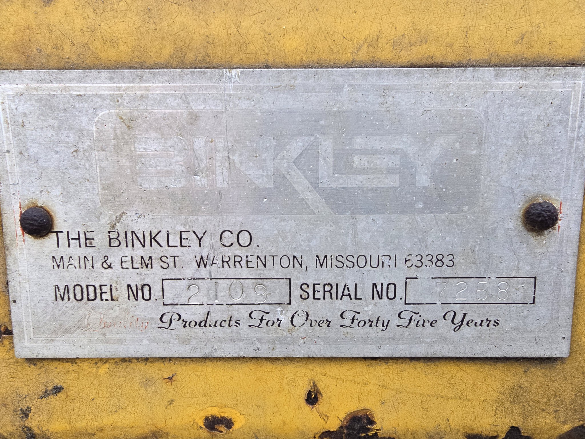 1980 Miscellaneous Binkley-Wilbeck 2109 Image 17
