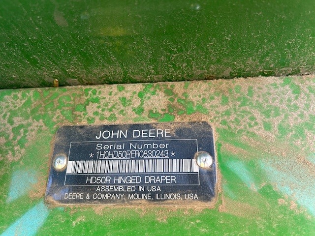 2024 John Deere HD50R Image 6