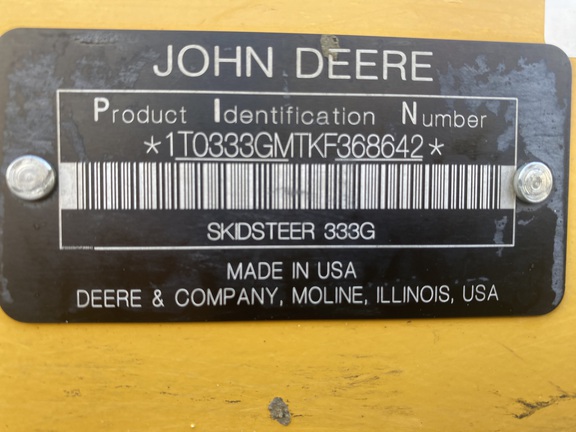 2019 John Deere 333G Photo 8