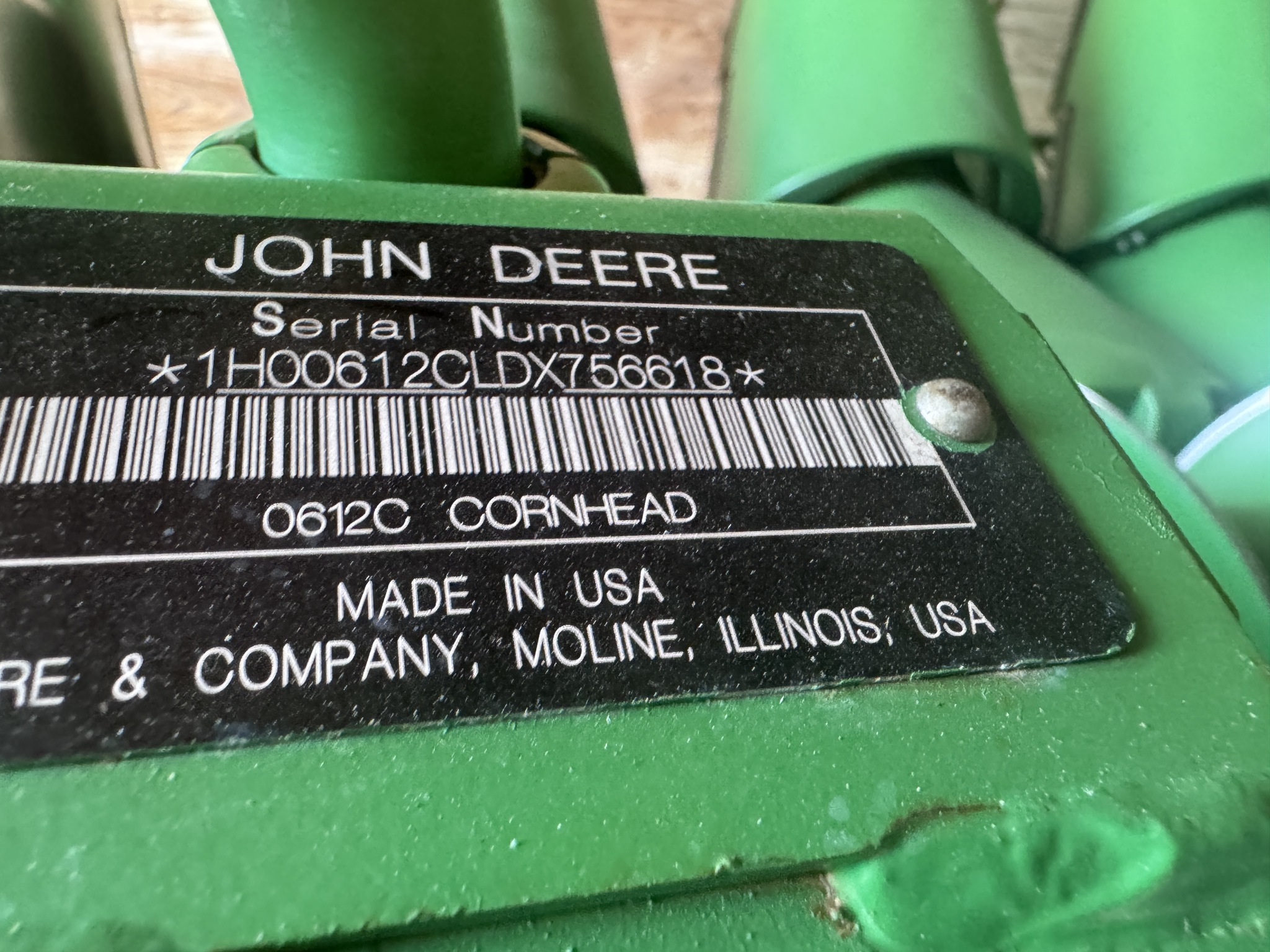 2013 John Deere 612C Image 3
