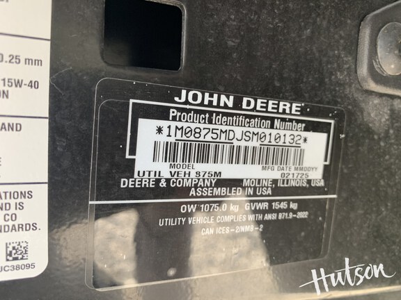 Photo of 2025 John Deere XUV 875M HVAC Cab Diesel
