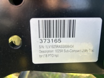 2025 John Deere 1025R Photo 6