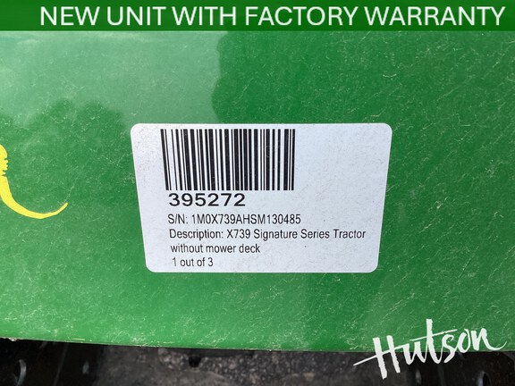 Photo of 2025 John Deere X739