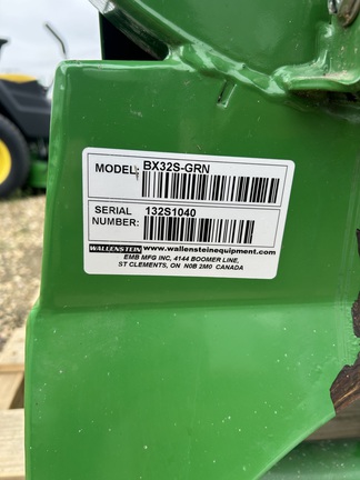 Used 2017 Wallenstein BX32S Miscellaneous Turf at Horizon Ag & Turf in Barrhead, AB - Photo8
