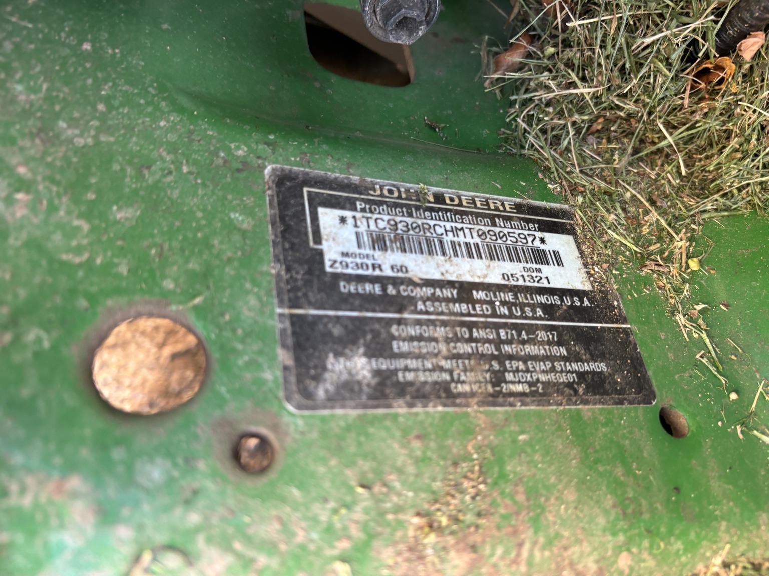 Used 2021 John Deere Z930R Zero Turn Mowers at Koenig Equipment in Franklin, IN - PhotoXL9
