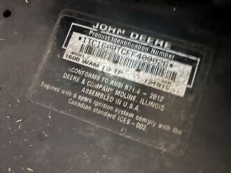 2015 John Deere 1600