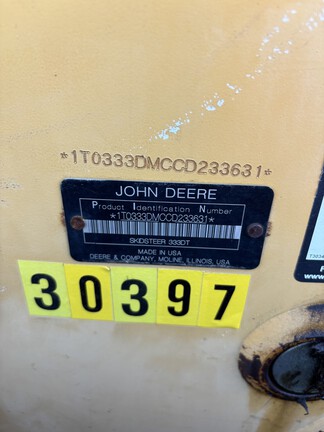 2012 John Deere 333D
