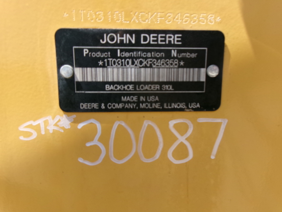 2019 John Deere 310L