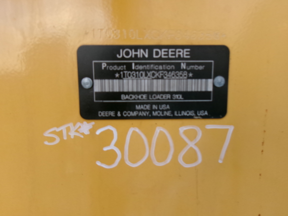 2019 John Deere 310L