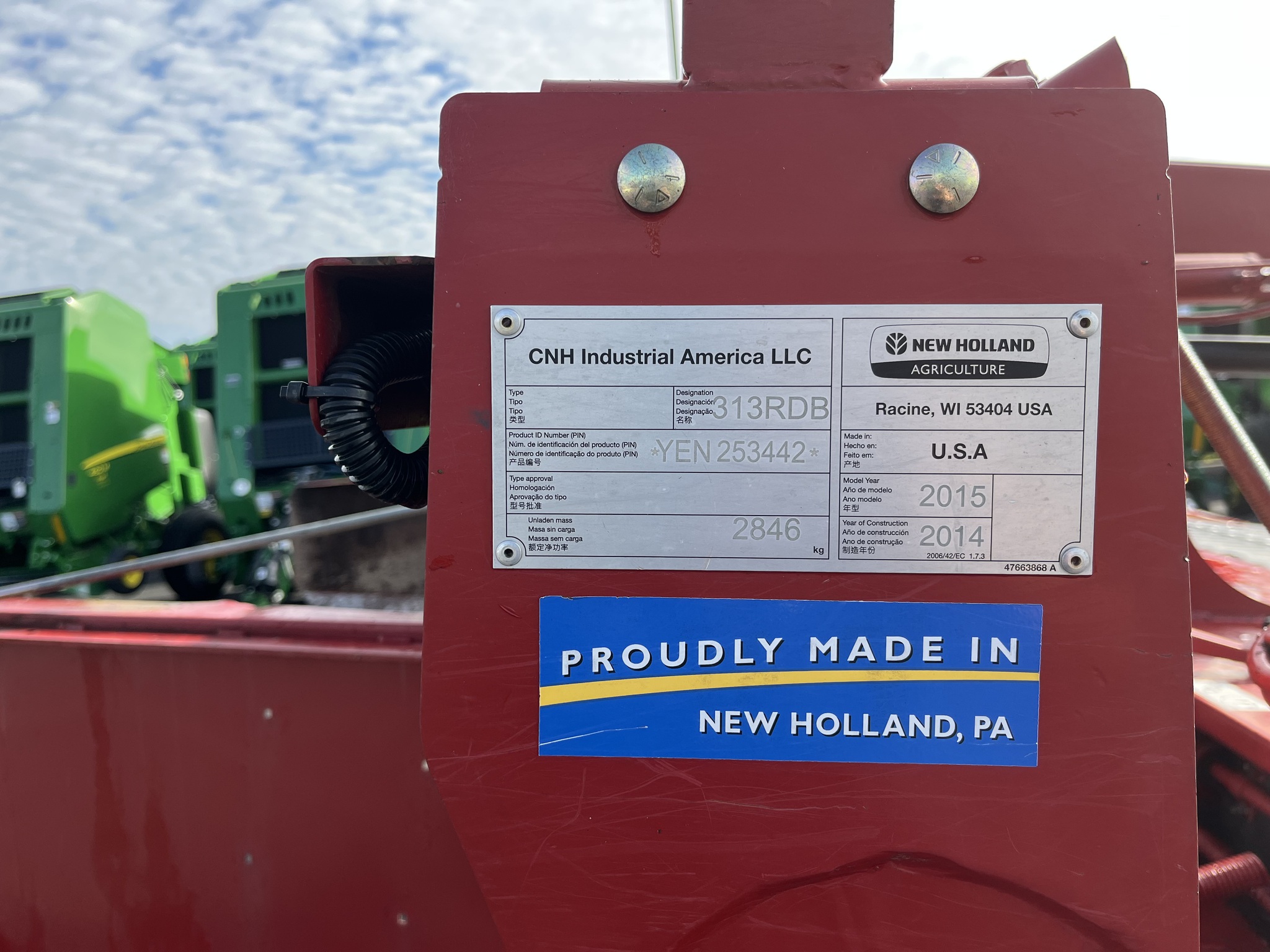  2015 New Holland 313 at Heritage Tractor in Anderson, MO