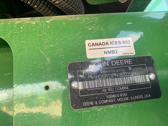 2022 John Deere X9 1100