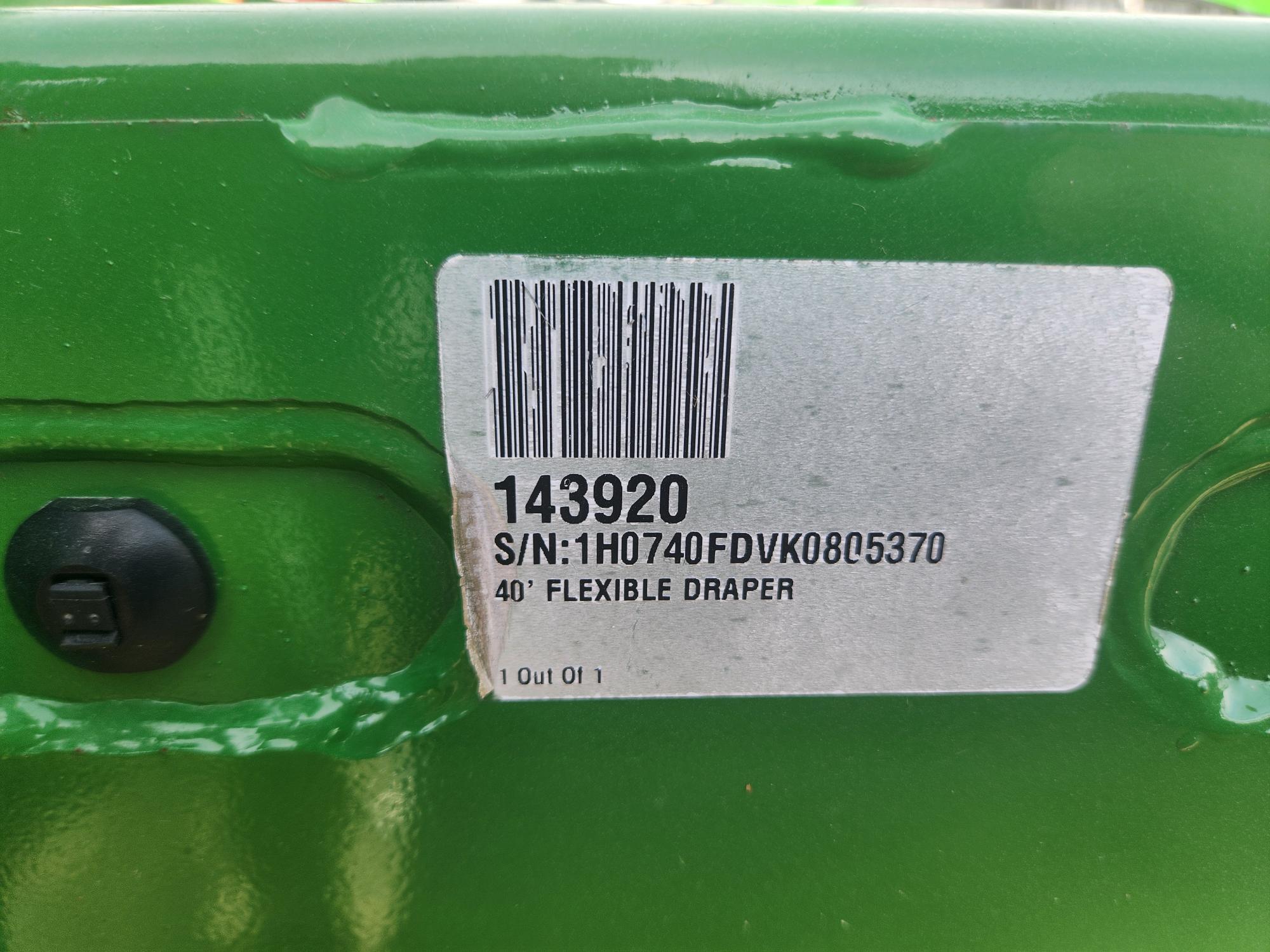  2019 John Deere 740FD at Heritage Tractor in Brimfield, IL