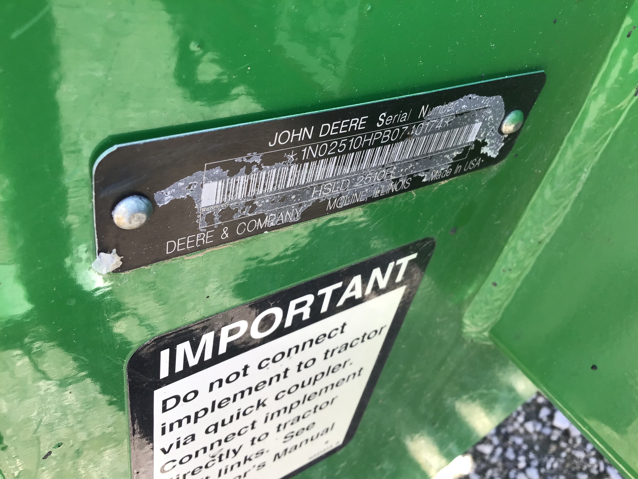2011 John Deere 2510H Image 20